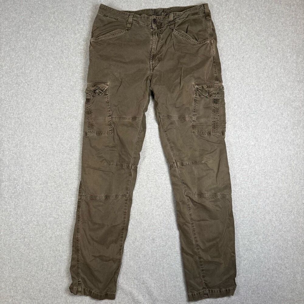 J. Brand Women's Size 34 V Caffeine Grey Cargo Style Ankle Pants Pockets